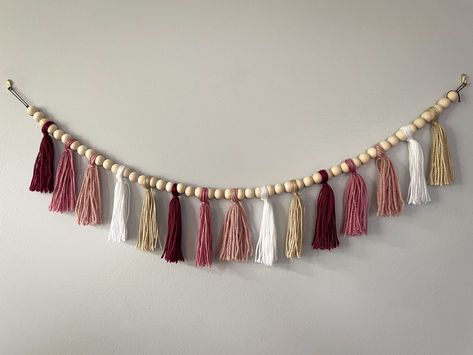 Tissue tassel garland