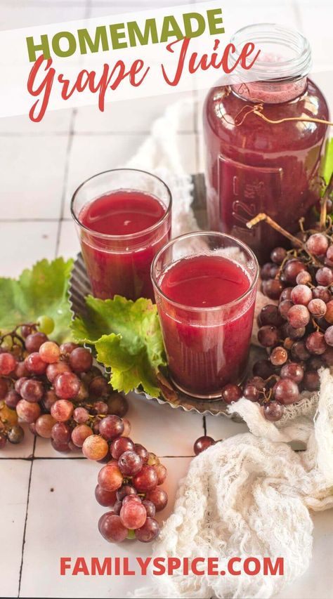 How To Juice Grapes Without A Juicer, Homemade Grape Juice Easy, Home Made Grape Juice, Homemade Grape Juice Concentrate, Homemade Grape Juice Recipe, How To Make Grape Juice From Concord Grapes, Homemade Grape Juice, Grape Juice Recipe, Grapes Growing