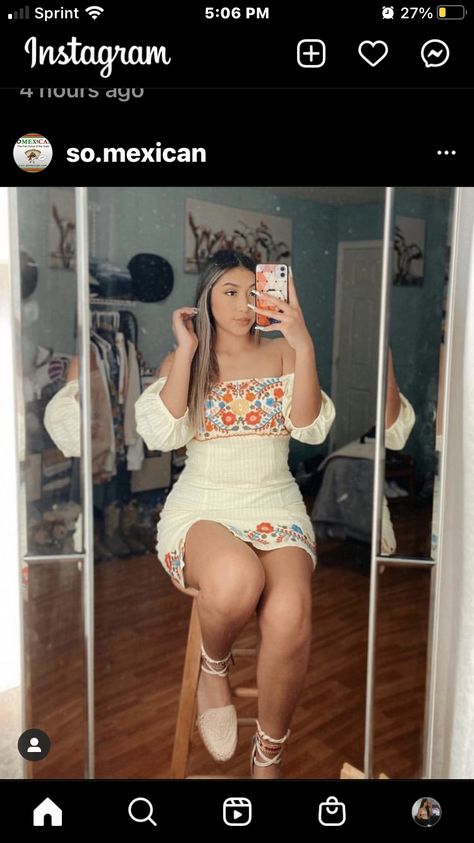 Mexican Huaraches Outfit Dress, Dress With Huaraches Outfit, Mexican Theme Outfit Women, Outfits With Huaraches Mexican, Jaripeo Outfits Skirt, Rancho Outfit Mexican, Baile Outfits Mexican, Baile Outfits Jaripeo Dresses, Vaquera Outfit Mexican Women