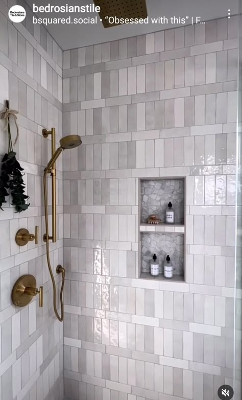 Bedrosians Chloe Gray Tile, Small Restroom Shower Ideas, Stacked Subway Tile Shower Wall, Bedrosian Chloe White Tile Bathroom, 6x6 Tile Bathroom Shower Walls, Amagansett Tile, 4x4 Tile Bathroom, Cloe Bedrosians Tile, Stacked Tile Shower Wall