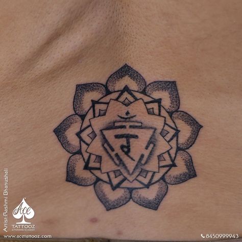 The Manipura chakra, located at the solar plexus, is associated with personal power, confidence, and self-esteem. A tattoo of this chakra symbolizes inner strength, willpower, and the ability to overcome challenges. It can serve as a reminder to stay grounded, confident, and assertive in one’s actions and decisions. Additionally, it represents the fire element, symbolizing transformation and the ability to ignite change within oneself. . . . . (Chakra, chakras, yantra, sound healing, ac... Manipura Chakra, Fire Element, Stay Grounded, Personal Power, Sound Healing, Solar Plexus, Creative Tattoos, Inner Strength, A Tattoo