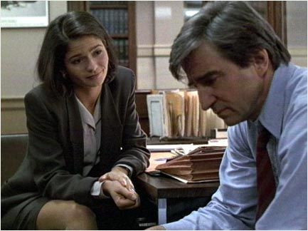 Jack McCoy and Clair Kincaid Jack Mccoy Law And Order, Claire Kincaid, Jack Mccoy, Jill Hennessy, Sam Waterston, Comic Art Fans, Tv Shows Funny, Law And Order Svu, Law And Order