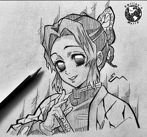 Nezuko Pencil Drawing, Anime Sketch Manga, Drawing Naruto, Sketch Cute, Naruto Sketch Drawing, Naruto Sketch, Best Anime Drawings, Anime Drawing Books, Naruto Drawings