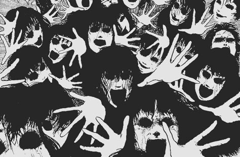 kinda creepy Heavy Metal Art, Japanese Horror, Dark Pictures, Junji Ito, Manga Collection, Beautiful Dark Art, Manga Books, Creepy Art, Drawing Base