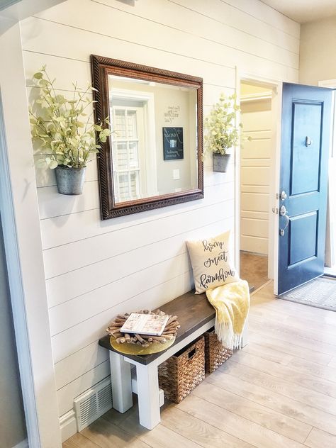 DIY Shiplap - Easy and comprehensive tutorial with videos Shiplap Wall Diy, Ship Lap, Shiplap Wall, Diy Shiplap, Home Upgrades, Updating House, Ship Lap Walls, Diy Home Improvement, My New Room