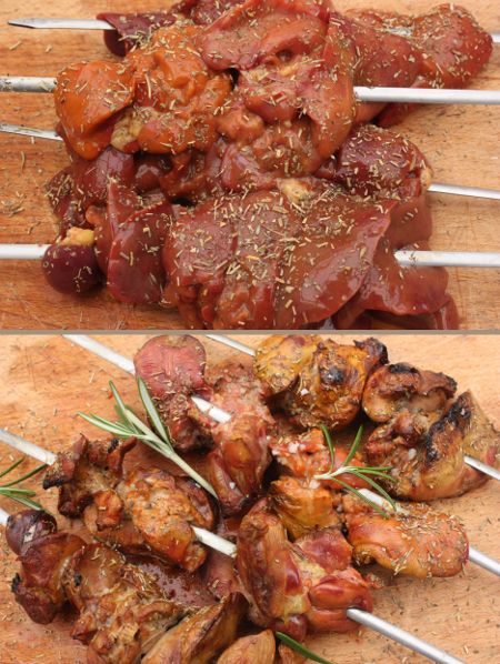 Barbecue Chicken Liver Recipe Chicken Liver Recipes, Bbq Appetizers, Bbq Cookout, Bbq Catering, Liver Recipes, Tapas Dishes, Grilled Lamb, Chicken Liver, Andalucia Spain