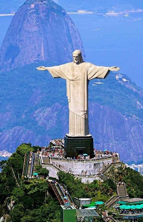 Brazil Jesus Statue, Brazil Statue, تمثال الحرية, Che Guevara Art, Mexico Tourism, Paradise Wallpaper, City Life Photography, Jesus Statue, Christ The Redeemer