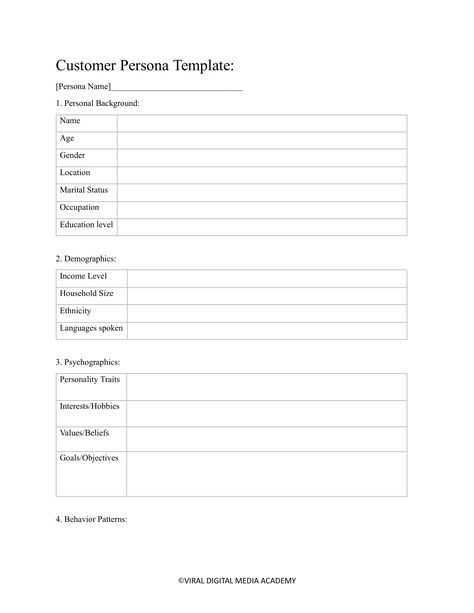 Make sure your customer personas are on-point with the Purchase the Customer Persona Template Today! 👀 👉 With this powerful tool, you'll be able to develop customer personas for your business with ease. 💡 💻 Get your personalized customer profiles in minutes so you can focus on more important things. 🤩 💰 Jump start your marketing campaigns with this amazing template. 🔥 #customerpersonatemplate #personatemplate #marketing #onlinemarketing Customer Persona Template, Customer Profile Template, Content Hacks, Buyer Persona Template, Persona Template, Social Media Strategy Template, Customer Profile, Customer Persona, Strategy Template