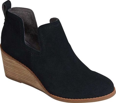 Women's Kallie Wedge Shootie Cutout Boots, Womens Ankle Boots, Wedge Espadrille, Leather Wraps, Casual Boots, Womens Heels, Ankle Booties, Wedge Heels, Wedge Boot