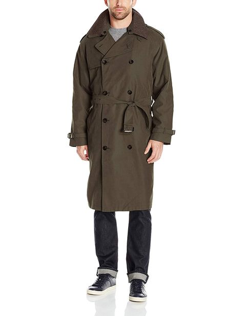 London Fog Men's Iconic Trench Coat, British Khaki, 42 Short at Amazon Men’s Clothing store: Very Short Dress, Men's Trench Coat, British Khaki, Trench Coat Men, Double Breasted Trench Coat, Long Trench Coat, Rockabilly Dress, Belted Trench Coat, Cap Dress