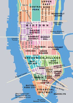 The map shows the location of New York City’s four East River Bridges (from north to south): the Queensboro Bridge, Williamsburg Bridge, Manhattan Bridge, and Brooklyn Bridge.  The Brooklyn and Manhattan Bridges connect Brooklyn to Lower Manhattan, the Williamsburg Bridge connects Brooklyn to Downtown Manhattan, and the Queensboro Bridge connects Queens to Midtown Manhattan and the Upper East Side Manhattan Wallpaper, Queensboro Bridge, Manhattan Neighborhoods, New York Trip, Ny Map, Manhattan Map, Nyc Neighborhoods, Williamsburg Bridge, Nyc Map