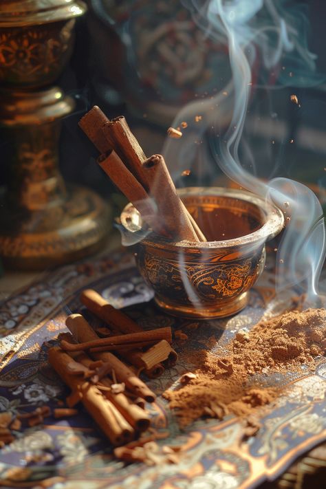 Cinnamon's sweet scent is more than just a delight for your senses. It's a powerful tool for attracting money and success. Learn these simple spells to unlock the magic of cinnamon for financial abundance. #CinnamonSpells #MoneyMagic #Success Magic Tools, Cinnamon Witchcraft, Money Rituals Magic Spells Cinnamon, Cinnamon Abundance Spell, Cinnamon Abundance, Witchcraft Cinnamon, Magical Properties Of Cinnamon, Powerful Money Spells, Photography Backdrops Diy