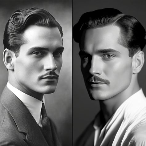 Dapper Dudes: the Evolution of 1930s Men's Hairstyles – VAGA magazine Men’s 1920’s Hair, 1920s Haircuts Men, 1930s Men’s Hair, 1930 Hairstyles Men, 1930s Male Hair, 30s Mens Hair, 1930s Men Hairstyles, 1940s Male Hairstyles, 1920s Men’s Hair