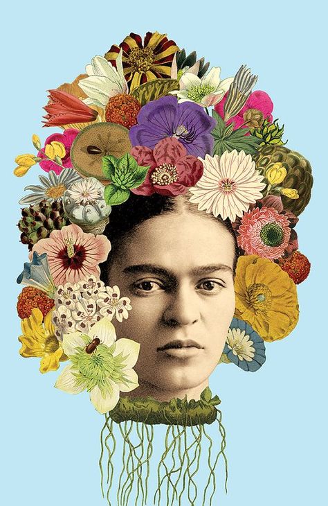 Frida Khalo Art Illustrations, Frida Poster, Wild Thyme, Art Apartment, Frida Art, Frida Kahlo Art, Diego Rivera, Art Et Illustration, Feminist Art