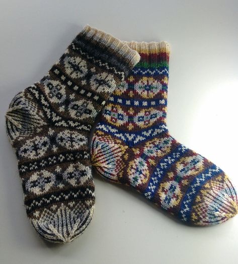 Fair Isle Socks, Cosy Socks, Sock Knitting, Sock Knitting Patterns, Family Heritage, Shetland Wool, Sock Patterns, Fair Isle, Knitting Socks