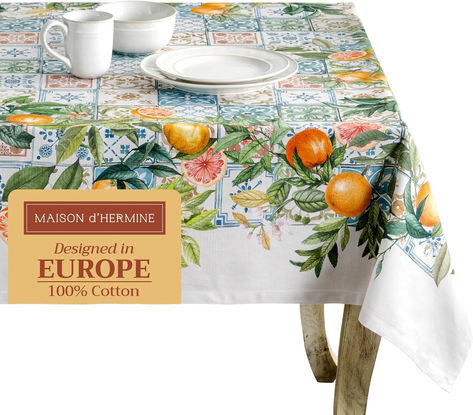 Maison d' Hermine Tablecloth 70"x90" Outdoor Boho Wedding, Kitchen Nooks, Elegant Backdrop, Coffee Table Cover, Dining Table Cloth, Watercolor Designs, Unique Watercolor, Watercolor Prints, Rectangle Tablecloth