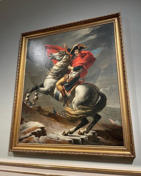 jacques louis david- napoleon- belvedere museum- vienna- austria- palace- france- art- aesthetic- painting- gilded- academic- dark academia Napoleon Painting, Vienna Museum, Belvedere Palace, Album Cover Wallpaper Collage, Scary Wallpaper, Napoleon Bonaparte, Cover Wallpaper, Baroque Architecture, France Art