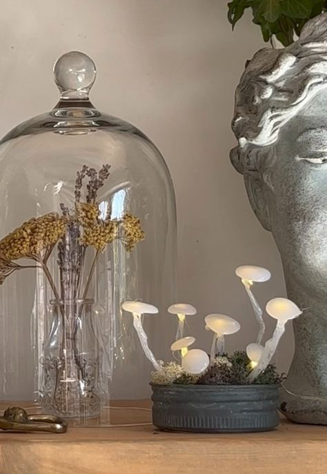 Cottagecore Diy, Whimsical Diy, Mushroom Crafts, Mushroom Lights, Astuces Diy, Dekor Diy, Craft Room Decor, Diy Crafts Room Decor, Diy Crafts To Do