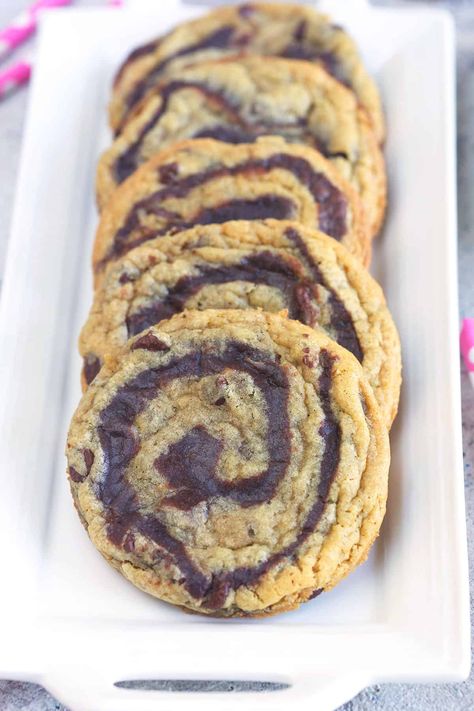 Brookies - The Suburban Soapbox Brookie Cookie Roll, Brookie Cookie Swirl, Brookie Brownie Cookie Swirls, Chocolate Chip Brownie Pinwheel Cookies, Brookie Swirls, Brookies Recipe Cookie Brownies, Brookies Recipes, Brookie Cookies, Brownie Swirl Cookies