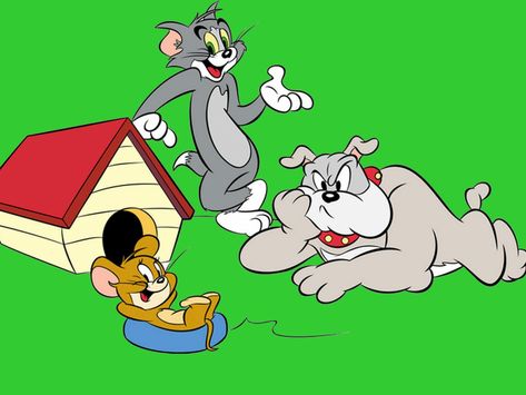 Cartoon Suggestions, Spike Tom And Jerry, Vogue Illustrations, Cartoon Ideas, The Chipettes, Tom Y Jerry, Flyer Printing, Famous Cartoons, Tom Jerry