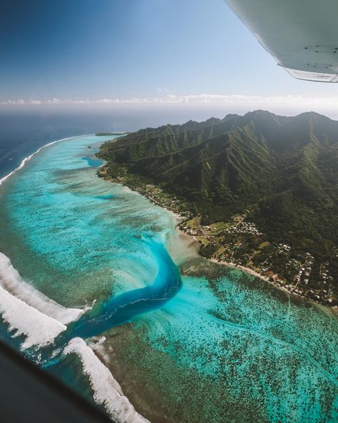 So happy to be back in French Polynesia 🇵🇫🌴 Here are a few of my favorite shots from the sky over the years here. French Polynesia, So Happy, The Sky, Over The Years, My Favorite, Travel, Quick Saves