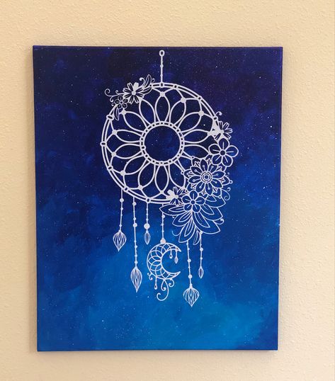 It all starts with a dream. 16 X20 inch. canvas Dreamcatcher Painting, Dream Catcher Painting, Canvas Painting Diy, Acrylic Painting On Canvas, Dream Catchers, Acrylic Painting Canvas, Painting On Canvas, Resin Art, Diy Painting