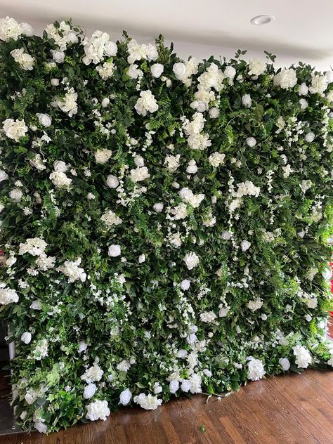 Garden Wall Rental $550 | Home Flower Wall For Wedding, Wall For Wedding, Flower Wall Rental, House Front Wall Design, Front Wall Design, Wedding Stage Backdrop, Flower Wall Wedding, Flower Wall Backdrop, Flower Panels