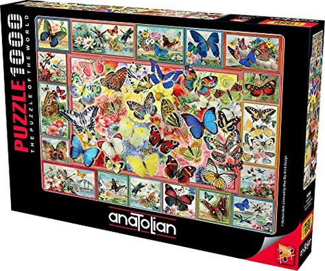 Lots Of Butterflies, Kids Toy Shop, Bee Farm, New Puzzle, Fun Activities To Do, Puzzle 1000, Cat Family, 1000 Piece Jigsaw Puzzles, Sky Art