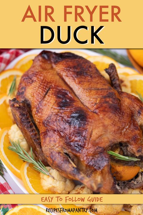 Air Fryer Duck, Air Fryer Duck Recipes, Whole Duck Recipes, How To Cook Duck, Peking Duck Recipe, Deep Fat Fryer, Dash Recipe, Best Kitchen Tools, Peking Duck