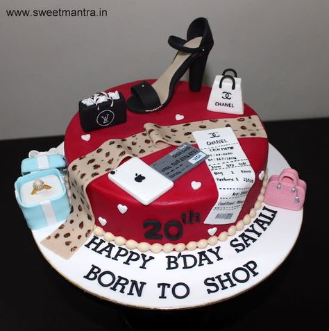 Makeup Birthday Cakes, Birthday Cake For Boyfriend, Cake Designs For Girl, 20 Birthday Cake, Cake For Boyfriend, Black Birthday, 40th Birthday Cakes, 50th Birthday Cake, Birthday Cake Recipe