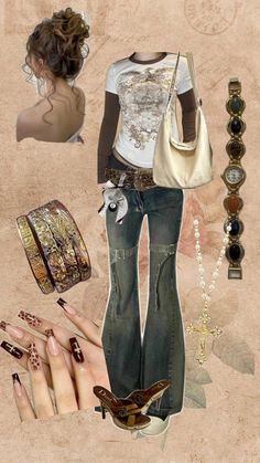 2005s Fashion, Unique Casual Outfits, What I Would Wear If I Was In, Virgo Venus Style Outfits, 2000 Fashion, Vintage Styling, Outfit Inspo Casual, Cute Lazy Outfits, 2000s Fashion Outfits