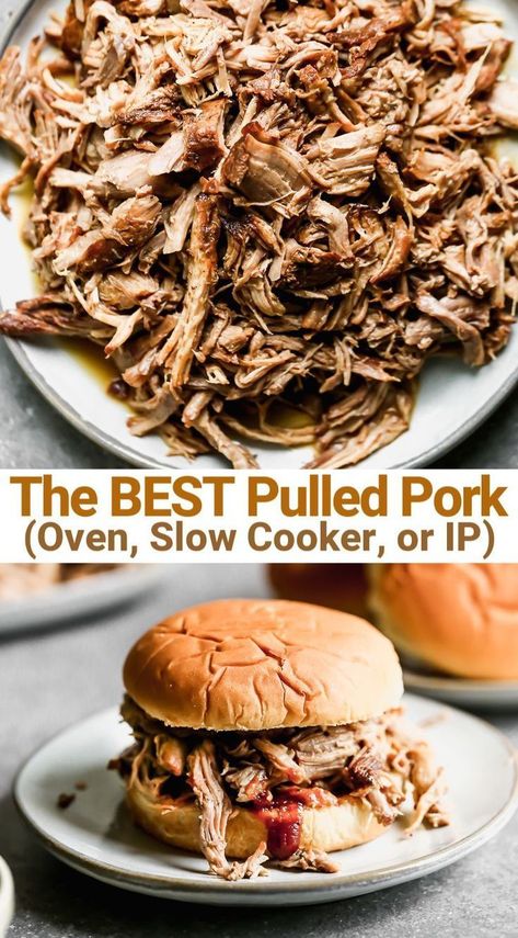 Pulled Pork Crock, Pork Oven, The Best Pulled Pork, Easy Pulled Pork Recipe, Pulled Pork Oven, Best Pulled Pork, Crock Pot Pulled Pork Recipe, Easy Pulled Pork, Pork Crockpot Recipes