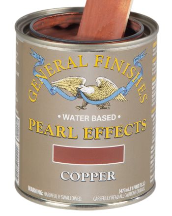 General Finishes Pearl Effects - Copper Paint For Wood, Copper Bedroom, Metallic Painted Furniture, General Finishes Milk Paint, Copper Paint, Pearl Paint, Dressers Makeover, General Finishes, Copper Pearl