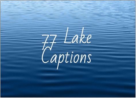 Lake Diy Projects, Lake Outdoor Decor, Life At The Lake Signs, Lake Days Quotes, Lake Ig Captions, Lake Boat Captions Instagram, Funny Lake Sayings, Cottage Captions For Instagram, Boat Quotes Inspiration Life