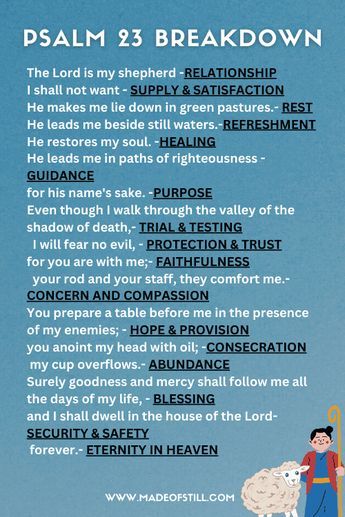 11 Supercharge Tips to Praying the 23rd Psalm - Made of Still ® The 23rd Psalm, 23rd Psalm, Praying The Psalms, Revelation Bible Study, Psalms 23, Prayer Strategies, Revelation Bible, Study Plans, Christian Affirmations