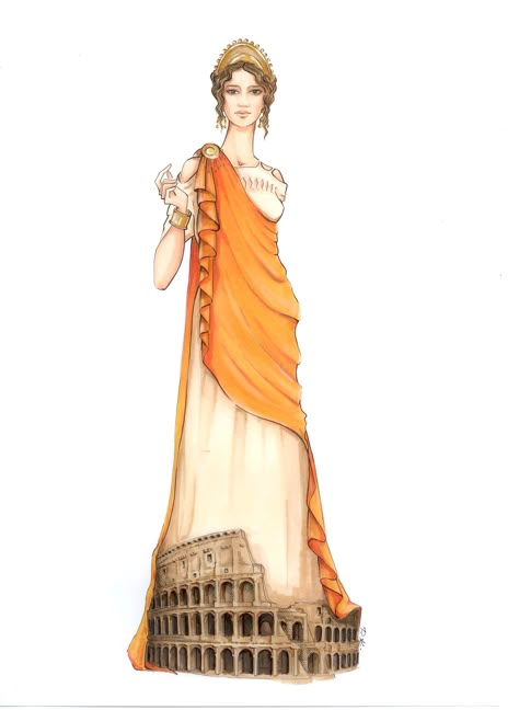 Rome Dress Fashion, Ancient Rome Clothing Woman, Roman Clothes Ancient, Ancient Grecian Fashion, Ancient Rome Costume, Roman Art Aesthetic, Roman Dress Ancient, Ancient Roman Fashion, Ancient Rome Women