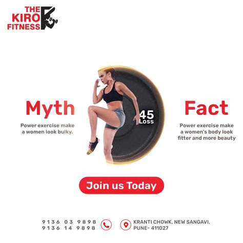 Myth vs fact gym workout tips Myth Vs Fact Design, Myth Vs Fact Graphic Design, Gym Ads Design, Myth And Fact Social Media Post, Myth Fact Creative Ads, Myth And Fact Design, Myth Vs Fact Creative Design, Gym Infographic, Gym Creative Ads