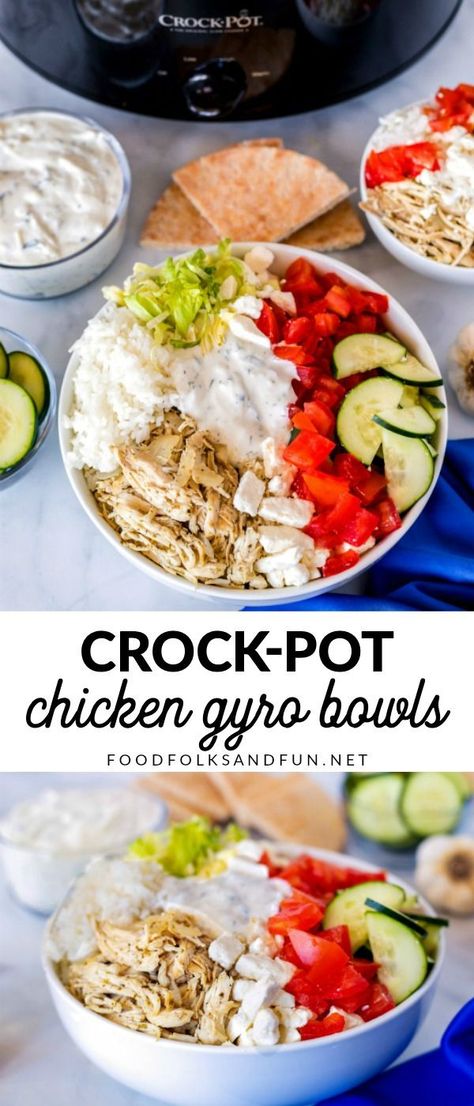 Chicken Gyro, Chicken Gyros, Crock Pot Chicken, Healthy Crockpot, Cooking Wine, Healthy Crockpot Recipes, Slow Cooking, Chicken Crockpot Recipes, Crockpot Recipes Easy