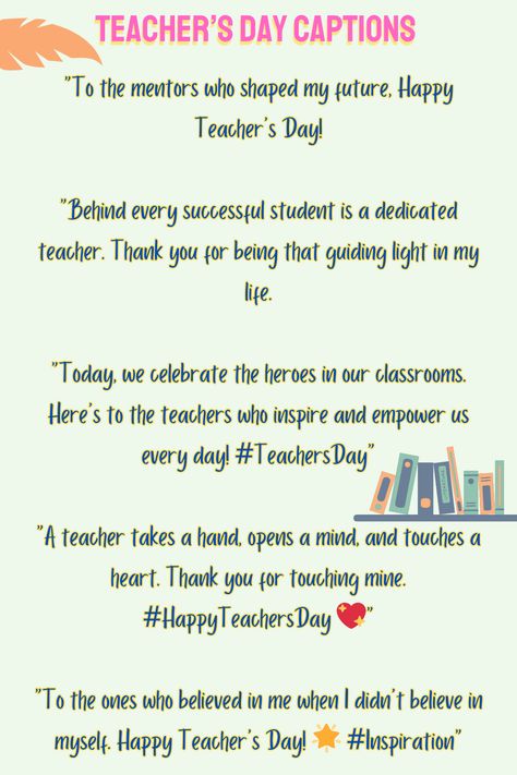 teacher's day quotes, teacher's day captions. Day Captions, Short Poetry, Happy Teachers Day, Teachers Day, Literature, Poetry, Mindfulness, Quick Saves