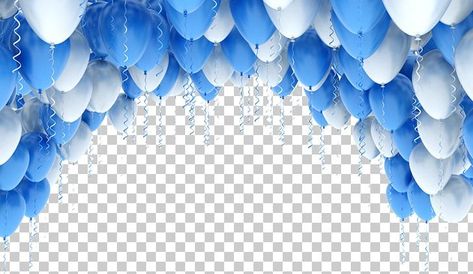 White Balloons Party, Birthday Tarpaulin Design, Hot Air Balloon Clipart, Tarpaulin Design, Happy Birthday Boss, Balloons Blue, Birthday Background Design, Happy Birthday Blue, Baby Birthday Invitations