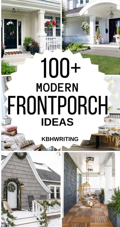 Front Porch Ideas Not Covered, Front Porch Statue Ideas, Front Porch Wood Pilars, Front Porch Not Covered, Adding On Front Porch, Magnolia Front Porch, Front Porch With Steps Decor, Front Porch Wall Art, Font Porch Ideas