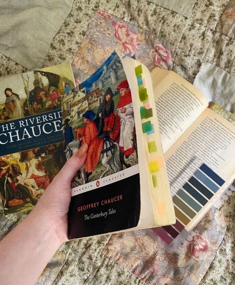 Canterbury Tales Aesthetic, Gilmore Books, Annotation Aesthetic, Rory Gilmore Books, Reader Girl, Books Ideas, Canterbury Tales, Academia Aesthetics, Book Bucket