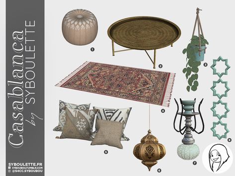 Hippie Furniture, Hippie Rug, Boho Furniture, Sims4 Clothes, Sims 4 Cc Packs, Sims 4 Cc Furniture, Hippie Decor, Set Decor, Boho Bedding