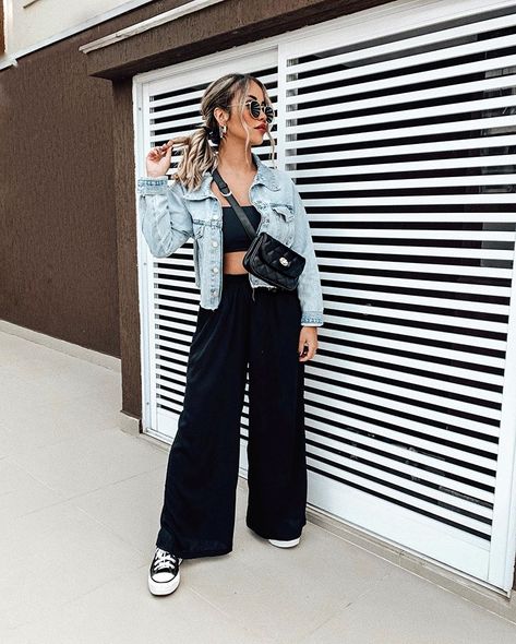 Wide Leg Outfit, Casual Oufits, Outfits Con Jeans, Fiesta Outfit, Outfit Mujer, Winter Outfit Inspiration, Basic Outfits, Girly Outfits, Looks Style