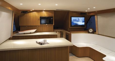 Refresh Your Boat��’s Interior. Interior joinery not staying as sharp as the rest of your boat? Check out our expert advice on making it look like new. Boat Conversion, Boat Renovation, Trawler Yacht, Trawler Boats, Sailboat Interior, Boat Decor, Fishing Vessel, Boat Interior, Old Boats