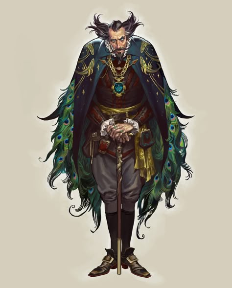 ArtStation - Old work from 2022 Wizard Art Character Design, Dnd Character Portraits, Weird Character Design, Wizard Concept Art, Villain Concept Art, Mystic Character, Pirate Wizard, Old Wizard, Dnd Portraits