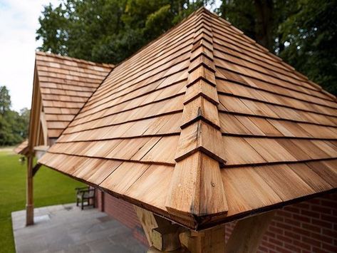 Shingle Art, Grp Roofing, Wooden Shingles, Cedar Shingle, Polycarbonate Roof Panels, Cedar Shingle Roof, Gazebo Roof, Shingle Roof, Cedar Roof