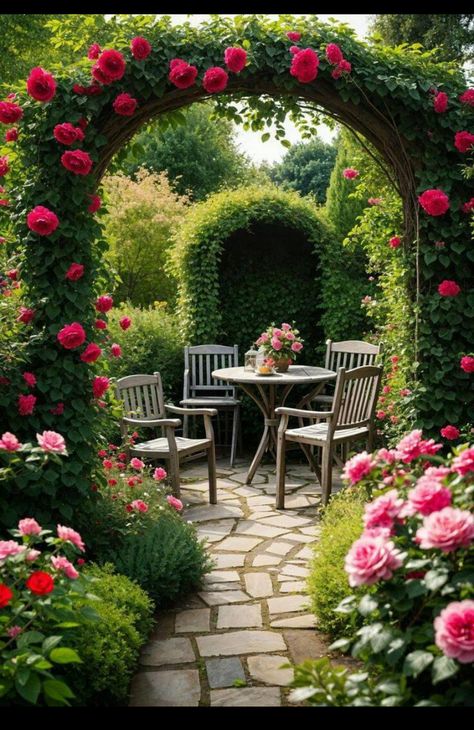 Cottage Garden Ideas, Stone Pathways, Rose Garden Design, Shapes Abstract, Fairy Garden Designs, Abstract Forms, Vertical Gardens, English Cottage Garden, Backyard Garden Design