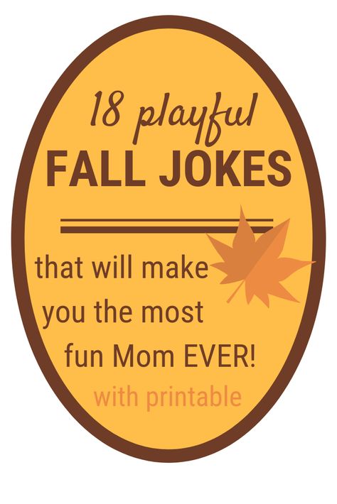 Fall Jokes for Kids | 18 Fun & PRINTABLE Fall Jokes Autumn Jokes, Fall Jokes, Parents With Child, Kids Jokes And Riddles, Thanksgiving Jokes For Kids, Kid Jokes, Thanksgiving Jokes, Kids Jokes, Kids Questions