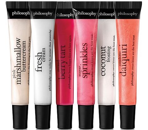 Philosophy Lip Gloss, Marshmallow Buttercream, Pink Marshmallows, Flavored Lip Gloss, Soften Lips, Shower Skin Care, Beauty Care Routine, Lip Shine, Lip Glosses